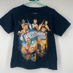 WWE WrestleMania XXVIII Graphic Tee Unisex‎ Kids Size 8